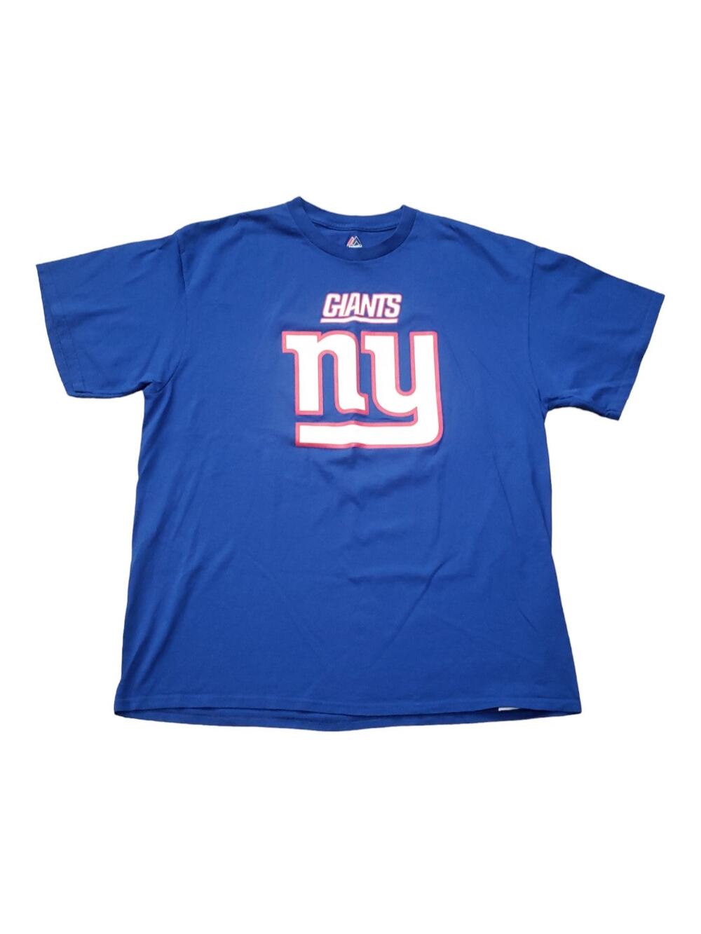 Majestic New York Giants Football Team Short Sleeved Shirt | Size Extra Large
